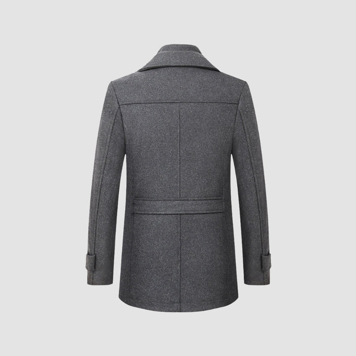 Old Money Mid-Length Woolen Coat Business Casual Style