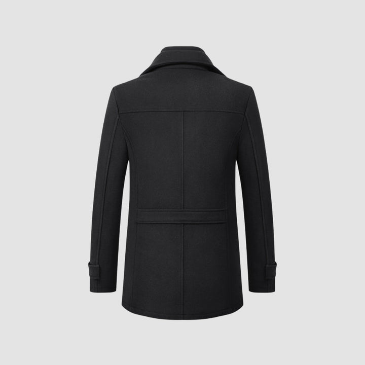 Old Money Mid-Length Woolen Coat Business Casual Style